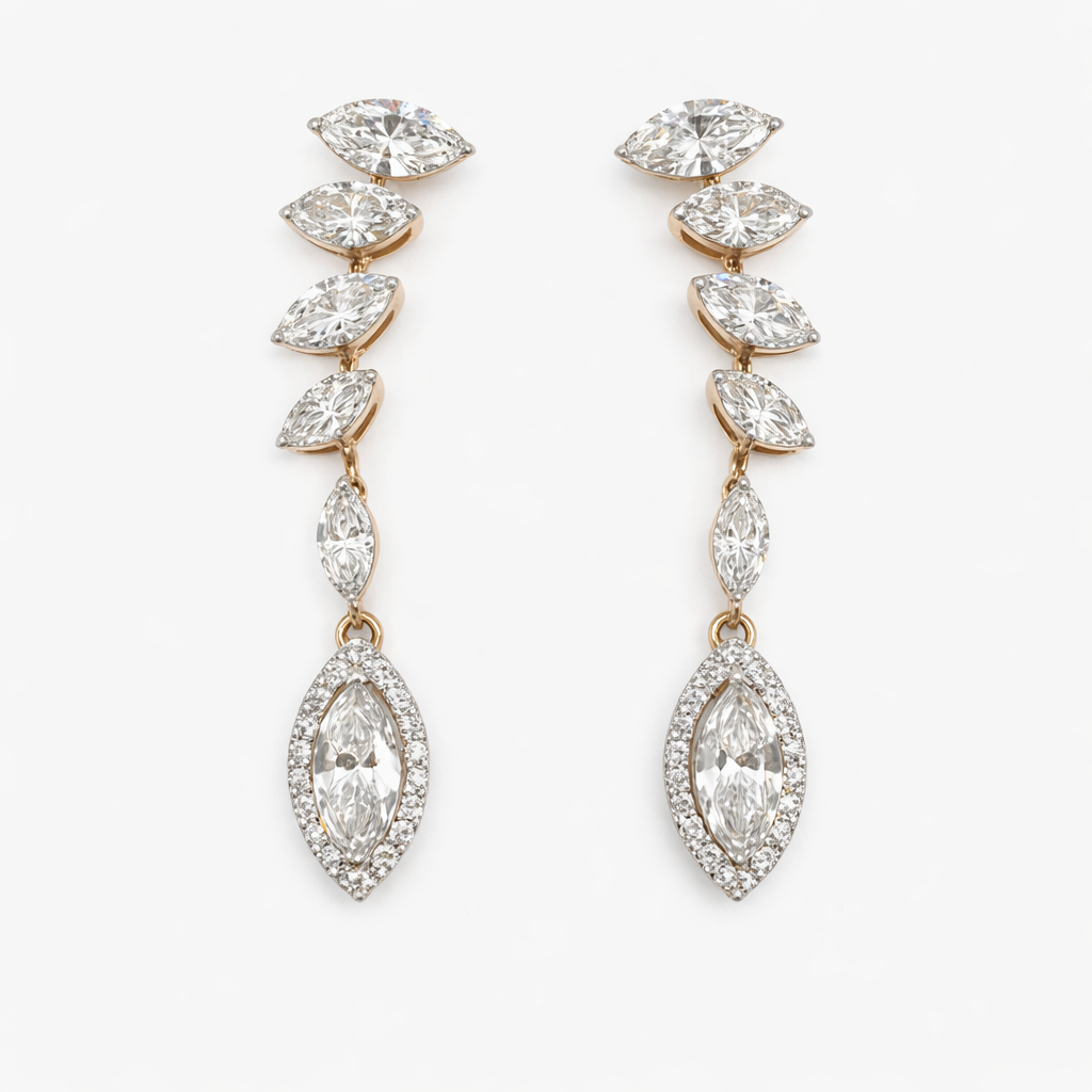 Celeste Marquise Drop Earrings