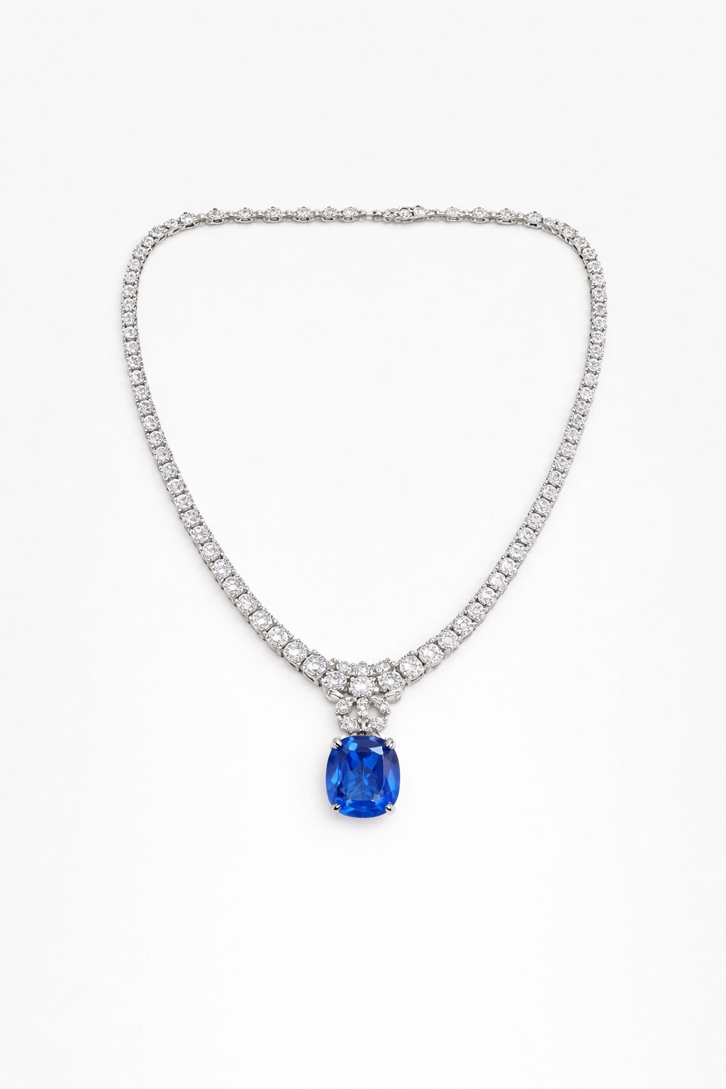 Royal Blue Drop Necklace